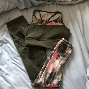 Fabletics Size Small Top and Leggings Set